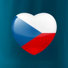 Česká vlajka srdce