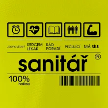 Čárový kód sanitář