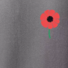 Vlčí mák ikonka na prsu