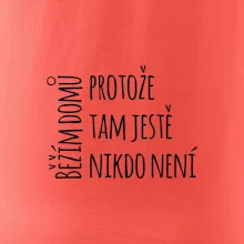 Běžím domů protože tam ještě nikdo není