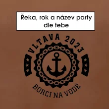Na vodu - kotva (vlastní nápis)