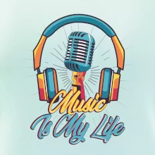 Music is my life sluchátka