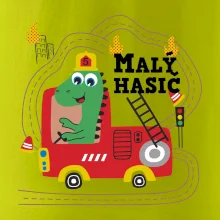 Malý hasič - auto a dinosaurus