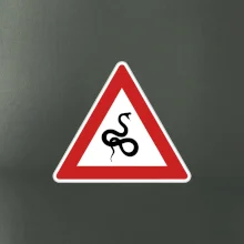 Dopravní značka - Pozor had