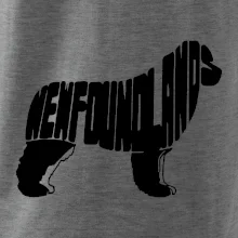 Novofundlandský pes - nápis v tělě