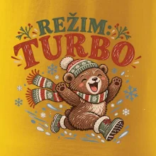 Rodinná vánoční trička - Režim turbo zimní medvídek dítě