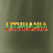 Lithuania - nápis vlajka Lithuania - nápis vlajka
