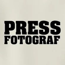 Novinář nápis - Press Fotograf