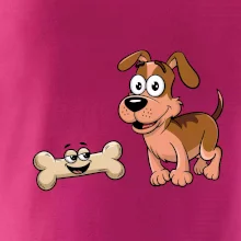 Parové triko - Pes a kost