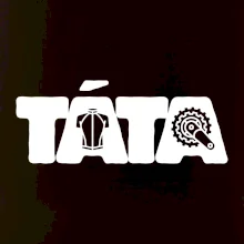 Táta nápis - cyklista