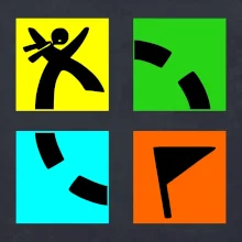 Geocaching logo barevné