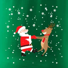 Tancující Santa a sob