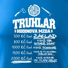 Hodinová mzda truhlář
