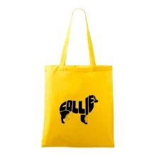 Border kolie písmo v těle