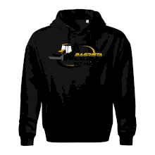 Bagrista v kruhu - vlastní nápis