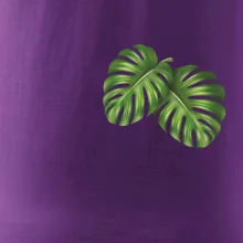 Monstera listy na prsu