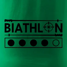 Biathlon terč a hůlky