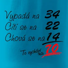 Vypadá, cítí se, chová se - 70 let