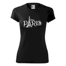 Paris nápis Eiffelovka rovný