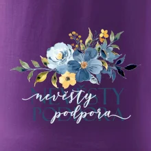 Nevěsty podpora květy modré