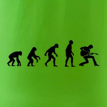 Evoluce kytarista - klečící