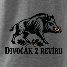 Divočák z revíru jednoduchý lovecký motiv