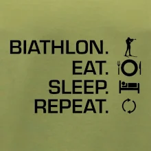 Biathlon Eat Sleep Repeat