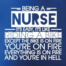 Being a nurse - bike