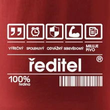 Čárový kód - Ředitel