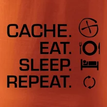 Eat sleep repeat Cache