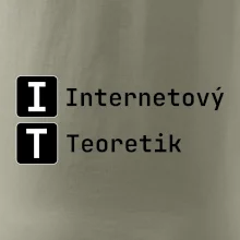 IT Nápis Internetový Teoretik