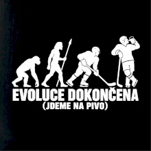 Hokejová evoluce jdeme na pivo