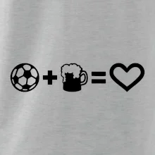Míč, pivo, srdce