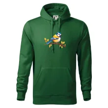 Sýkorka modřinka kreslená