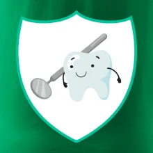 Zoubek na prsu - zrcátko