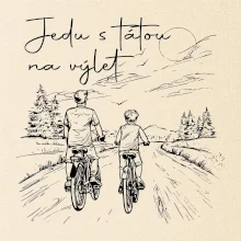 Cyklistika  - Jedu s tátou na výlet - Táta a syn