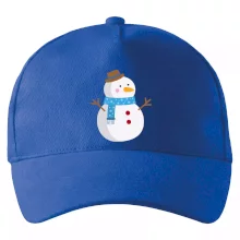 Sněhulák se šálou