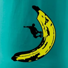 Skateboardista na banánu