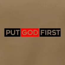 Put God first obdélník
