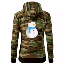 Sněhulák se šálou