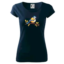 Sýkorka modřinka kreslená