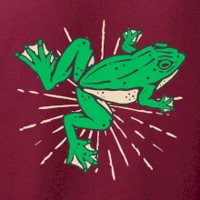 Žába zelená kreslená