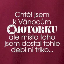 Chtěl jsem dostat motorku - Vánoce