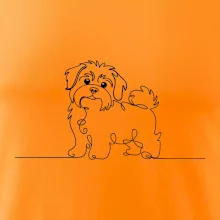 Havanský psík linka jedním tahem