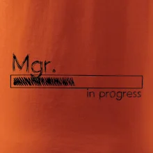 In progress titul Mgr.  magistr / magistra