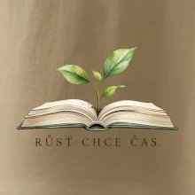Růst chce čas rostlina v knize