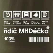 Čárový kód -  Řidič MHD