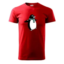 Tučňák se zelenou šálou