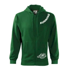 Running nápis šikmo