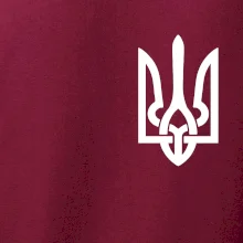 Ukrajina trojzubec prso